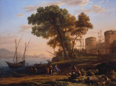 Een Kunstenaar die uit de Natuur Studeert door Claude Lorrain